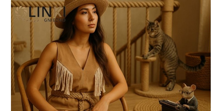 Wykorzystanie lin w stylu boho