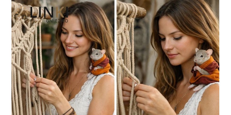 Makrama z liny jutowej &ndash; naturalne dekoracje dla Twojego wnętrza